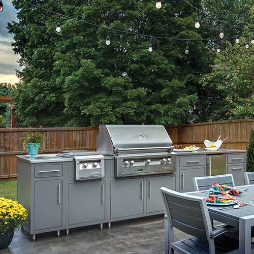 Custom Outdoor Kitchens by Challenger Designs | Salter's Fireplace