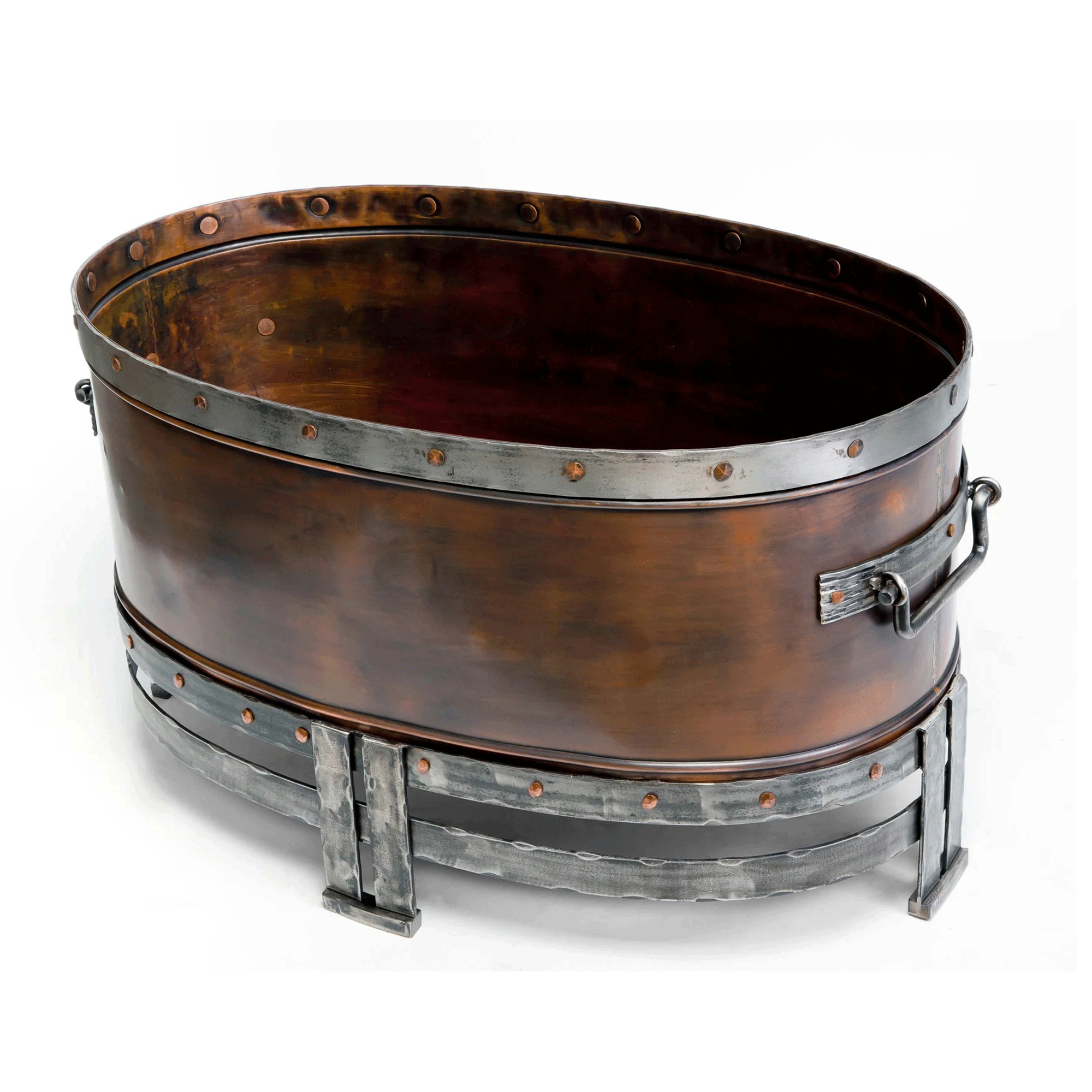 Copperstone Oval Fire Pit 32" Outdoor Fire Pit